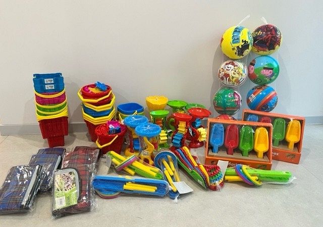 Zabawki na plac zabaw.