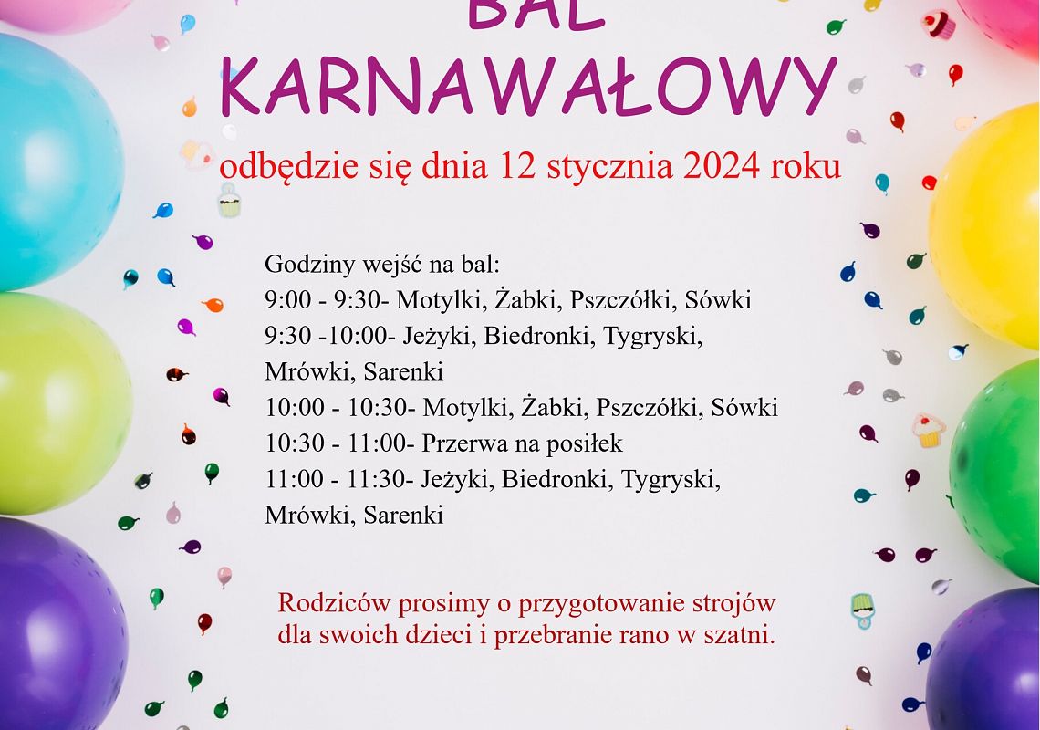 Grafika 1: Bal Karnawałowy.