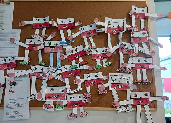 Prace przedszkolaków z okazji święta Niepodległości.