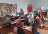 Grafika 2: Odwiedziny w Szkole Podstawowej w Nowej Wsi Lęborskiej.