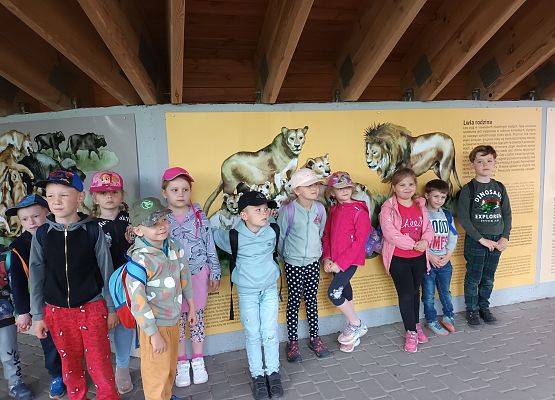 Dzieci podczas wizyty w ZOO.