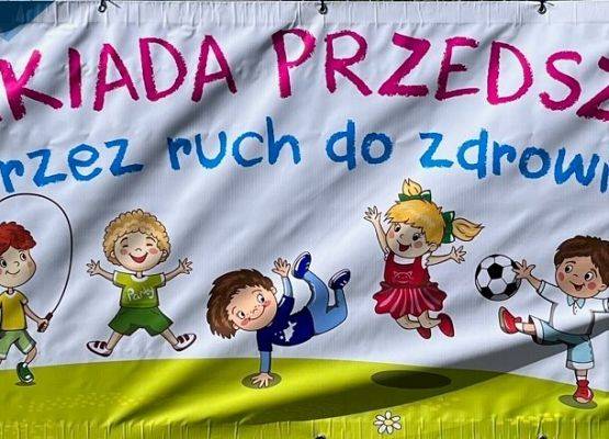 Grafika 1: V SPARTAKIADA PRZEDSZKOLAKÓW 2023 „PRZEZ RUCH DO ZDROWIA”