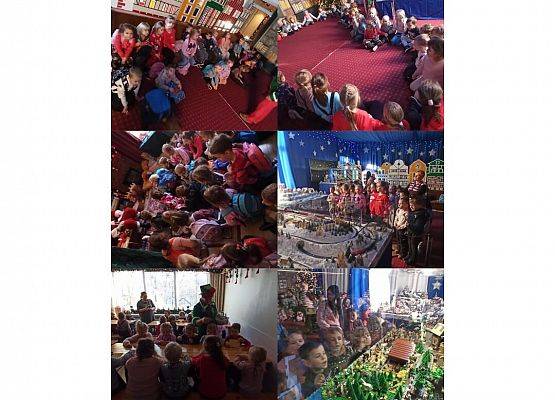 Grafika 4: Wizyta u Świętego Mikołaja.