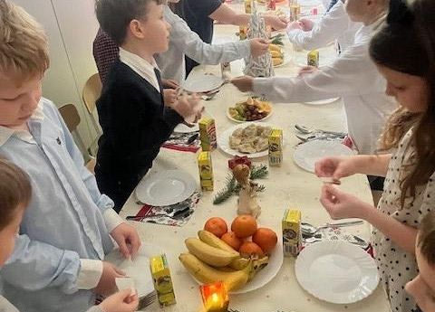 Wspólna Wigilia w Przedszkolu.