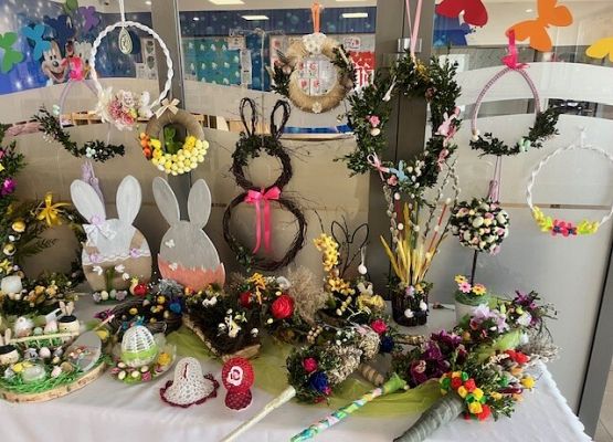 Wystawa prac Wielkanocnych.