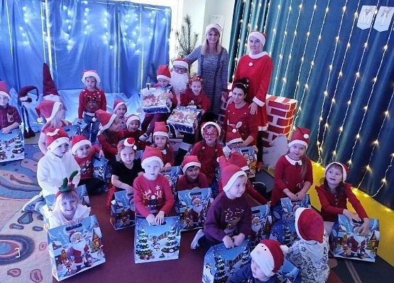 Grafika 3: Mikołajki w Przedszkolu.