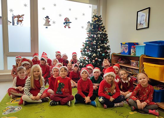 Grafika 4: Mikołajki w Przedszkolu.