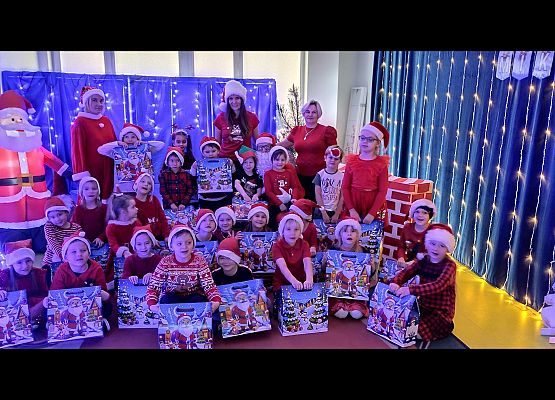 Grafika 1: Mikołajki w Przedszkolu.