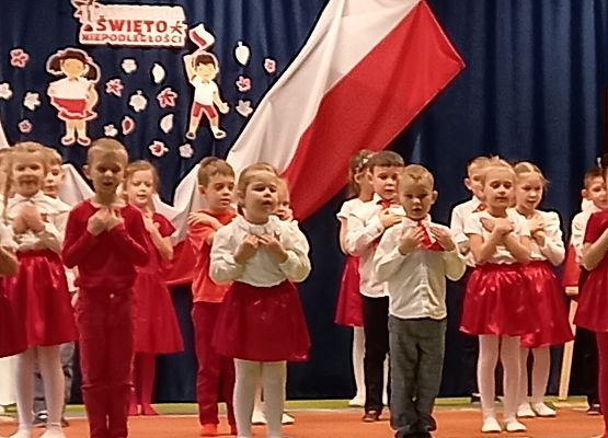 Grafika 1: Narodowe Święto Niepodległości w naszym Przedszkolu