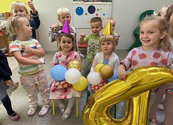 Grafika 1: Urodzinki w grupie Pszczółki