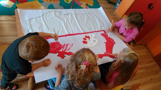 Grafika #1: Karta przedszkolaka - zaprzyjaźnione przedszkola gr. IV